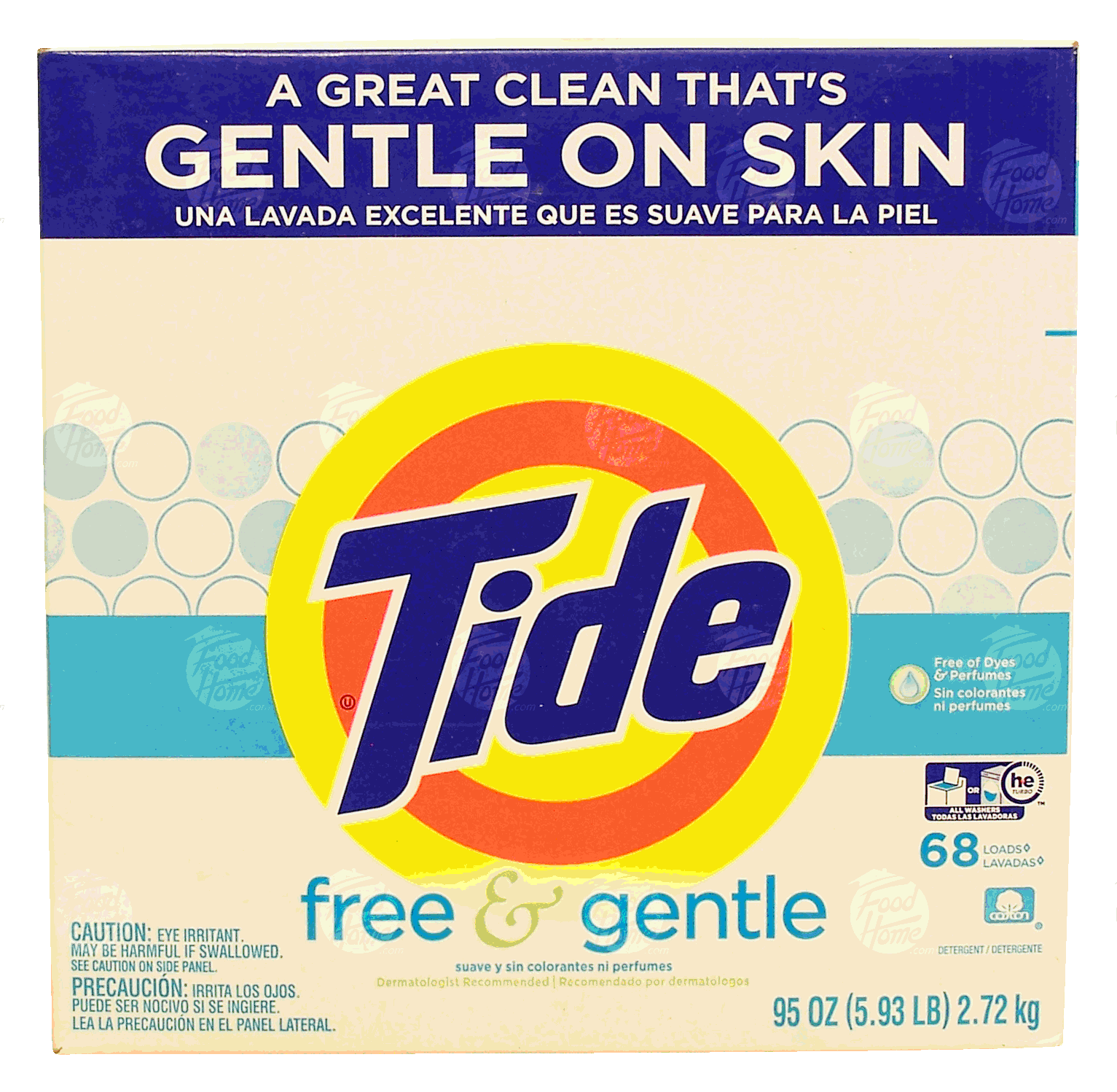 Tide free & gentle laundry detergent powder, 68 loads Full-Size Picture